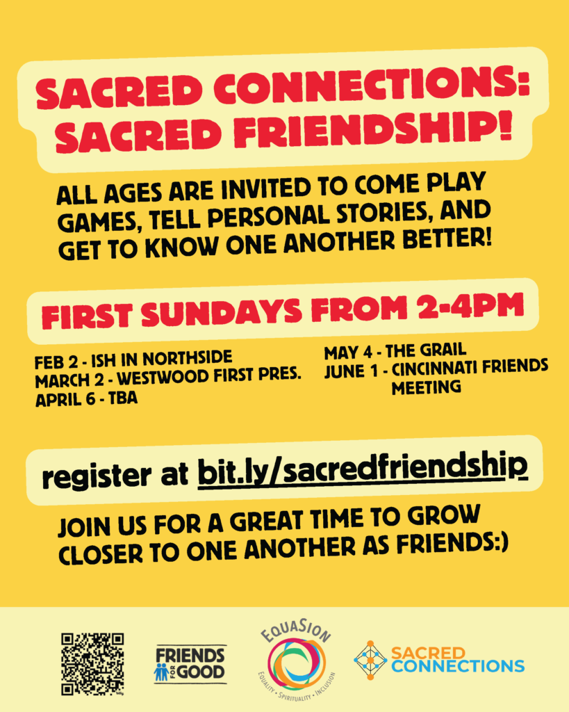 sacred friendship flyer