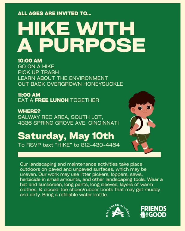 Hike with a purpose flyer